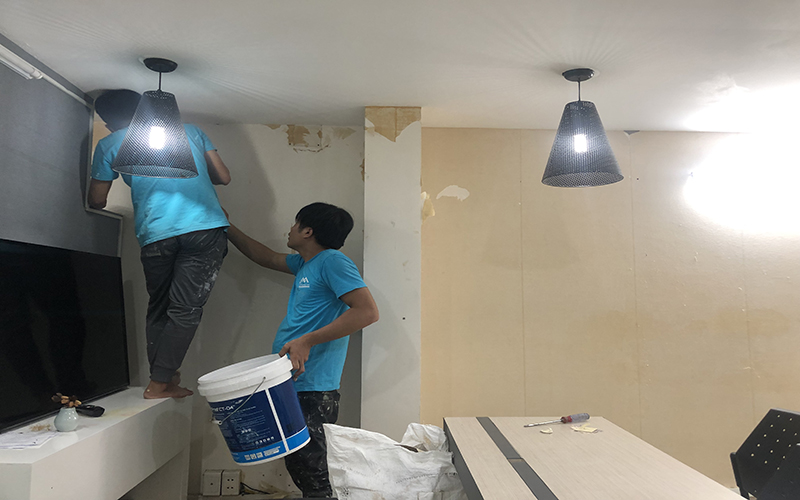 Các yếu tố ảnh hưởng đến giá nhân công sơn bả