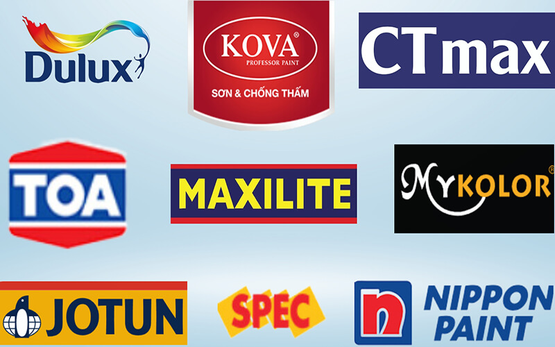 Các hãng sơn được yêu thích khi sơn nhà